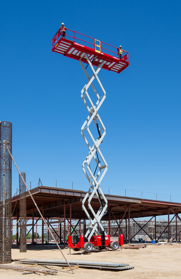 MEC 6092RT Dual Deck Scissor Lift